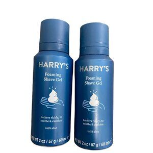 HARRY'S Foaming Shave Gel  2oz  per each lot pf 2 bottles